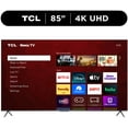 thumbnail image 1 of TCL 85" Class S4 4K UHD HDR Smart TV with Roku TV (NEW 2025) - 85S41CR, 1 of 21