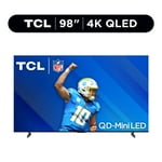TCL 98-Inch QM85 QLED 4K Smart QD-Mini LED TV with Google TV (98QM851G, 2024 Model) Dolby Vision IQ HDR, Dolby Atmos, Game Accelerator up to 240Hz, Voice Remote, Works with Alexa, Streaming Television