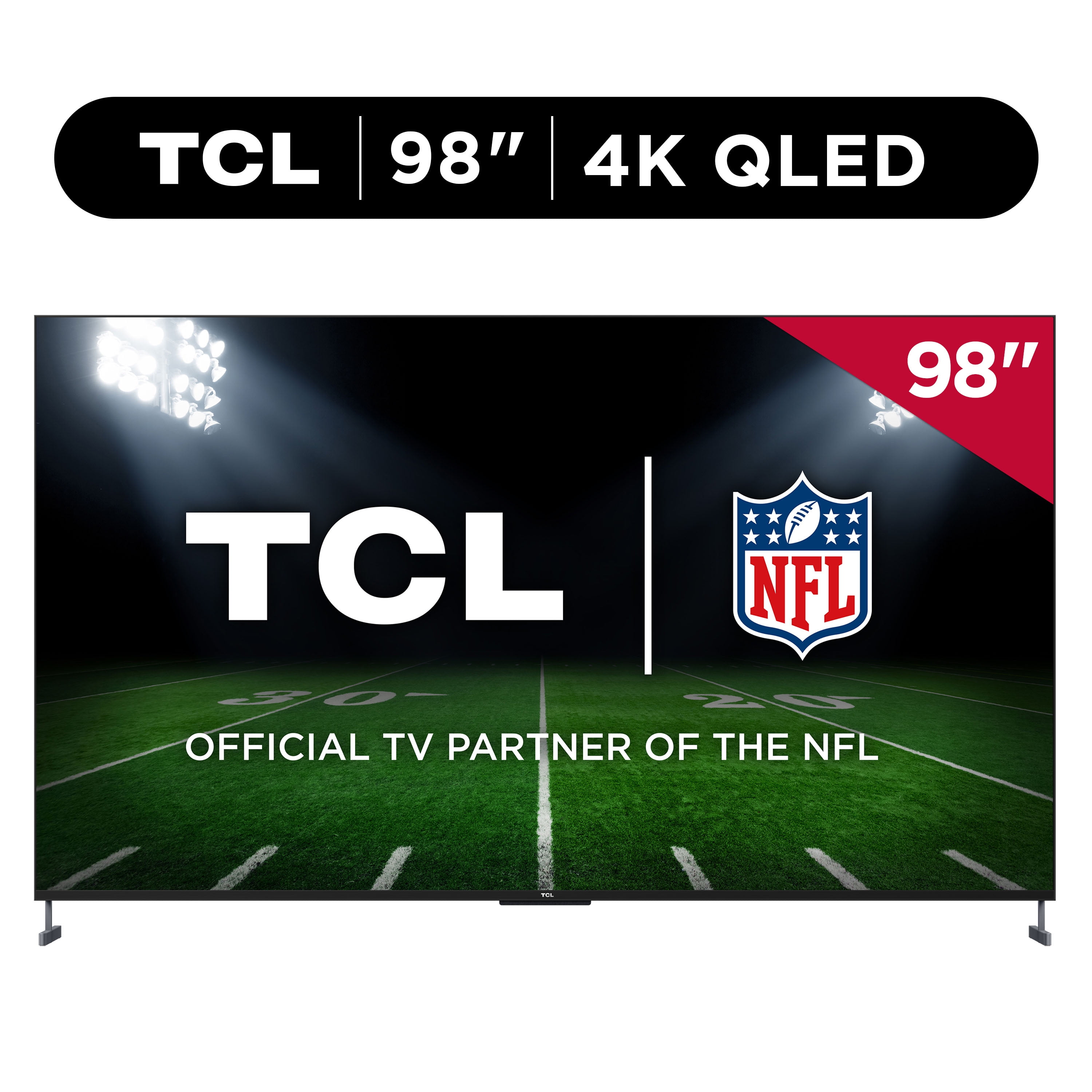 TCL 98" Class XL Collection 4K UHD QLED Dolby Vision HDR Smart Google TV, 98R754