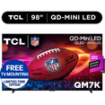 thumbnail image 1 of TCL 98" Class QM7K Series QD-Mini LED QLED 4K UHD Smart Google TV (NEW, 2025) - 144Hz, Local Dimming, Audio by Bang & Olufsen - 98QM7K, 1 of 35