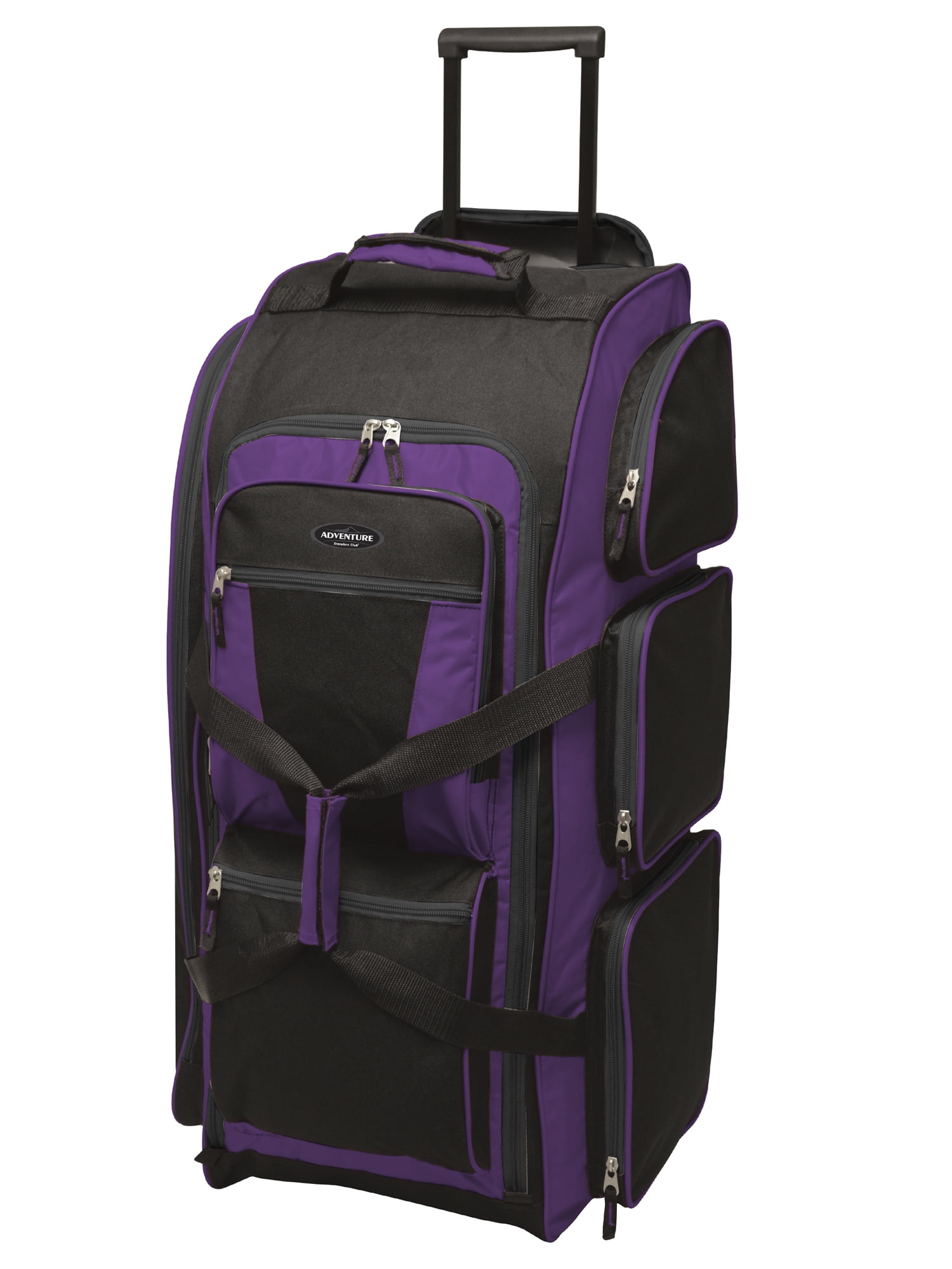 Free Shipping! Travelers Club 30" Adventure Rolling Multi-Pocket Upright  luggage duffel - Rivera Blue - Walmart Business Supplies