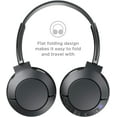 thumbnail image 1 of TCL Bluetooth Noise-Canceling Over-Ear Headphones, Shadow Black, MTRO200BTBK, 1 of 3