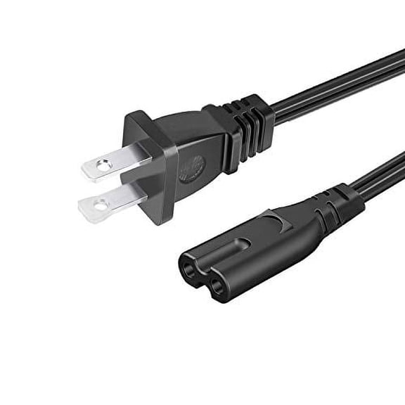 TCL FASHLOVE 8.2' 2-Prong Power Cable for 32"-65" Roku Smart TV