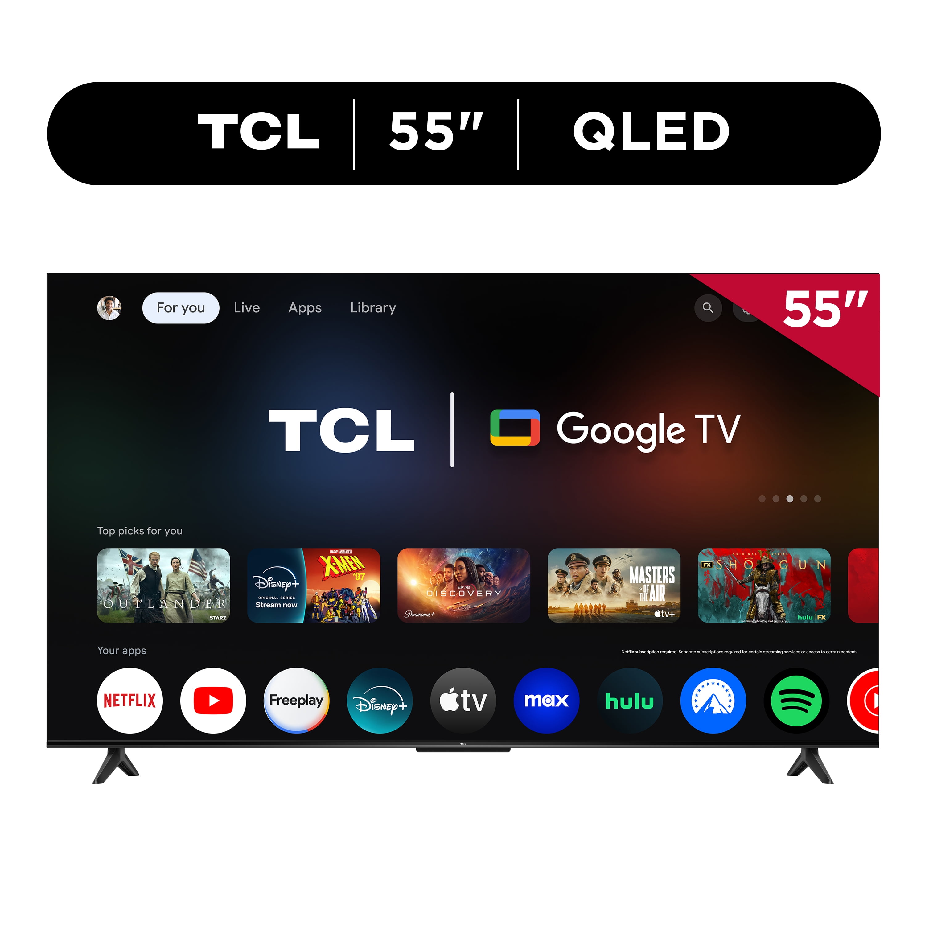 TCL 55 Inch TV - Walmart.com