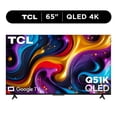 thumbnail image 1 of TCL 65" Q Series QLED 4K UHD HDR Smart Google TV (NEW 2025) - Dolby Vision, Dolby Atmos, Motion Rate 120, HDR 10+, Auto Game Mode - 65Q51K, 1 of 22
