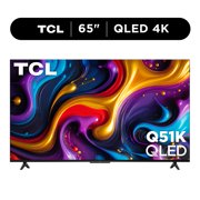 TCL 65" Q Series QLED 4K UHD HDR Smart Google TV (NEW 2025) - Dolby Vision, Dolby Atmos, Motion Rate 120, HDR 10+, Auto Game Mode - 65Q51K - rated 4.3 stars from 5374 reviews
