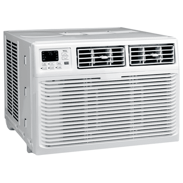 TCL Home 8,000 BTU 115-Volt Smart Window Air Conditioner with Remote, White, W8W91