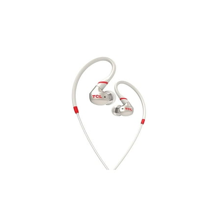 TCL - In-Ear Sport Headphones - ACTV Series - Crimson White