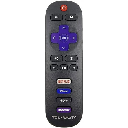 TCL OEM Roku RC280 Smart TVs Remote Control With Netflix Disney Apple TV HBOMAX Shortcuts fits 55S403 55S405 55UP120 55US57 65S401 65R615 65S403 65S405 65US5800 65S515 65S421 65S525 65S425