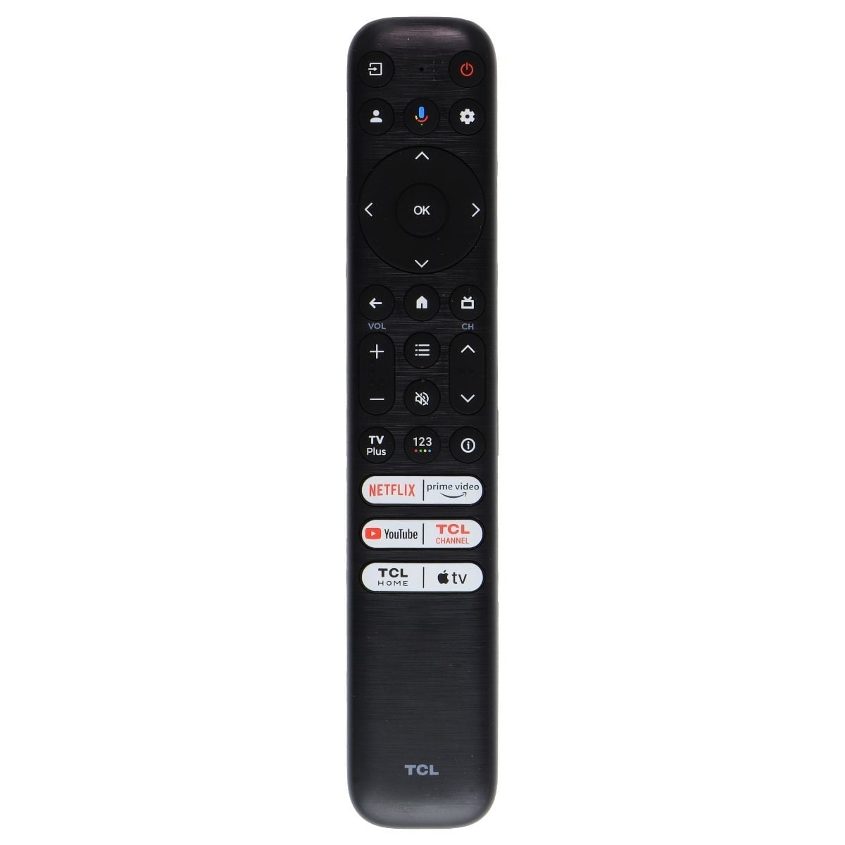 Tcl replacement remote control rc923 fmb1 netflix appletv black