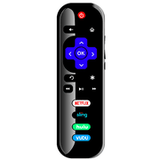 TCL Roku RC280 Remote Replacement Remote for All TCL Roku TV with Netflix, Sling, VUDU and Hulu Shortcuts