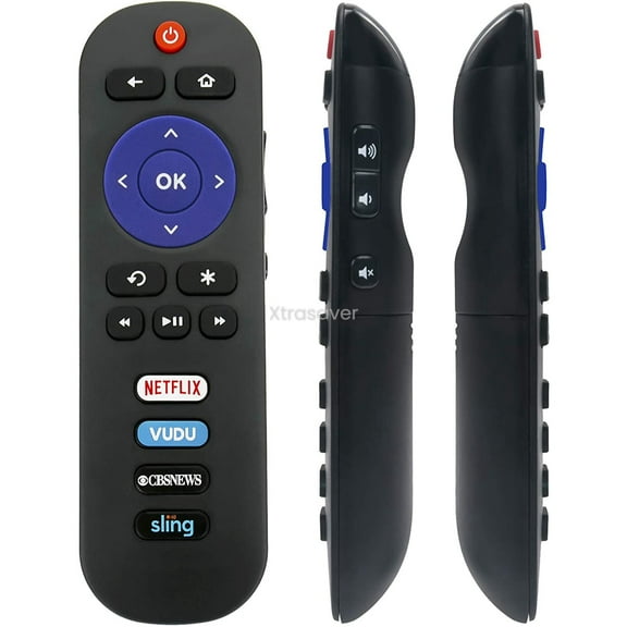 TCL Roku RC280 Replacement Smart TV Remote Control with Netflix/Vudu/CBS News/Sling for 55S425 49S403 65S405 49S515 65S423 40S305 43S325 43S425 43S423 75S435 50S425 50S423 32S325 55S423 50S53