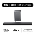 thumbnail interactive-video image 1 of TCL S Class 2.1 Channel Sound Bar with Dolby Atmos, Wireless Subwoofer, and Bluetooth Music Streaming - S55H, 1 of 21