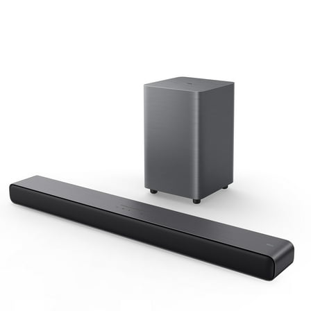 TCL S Class 2.1 Channel Sound Bar with Dolby Atmos, Wireless Subwoofer, and Bluetooth Music Streaming - S55H