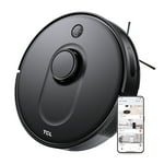 TCL Home Sweeva 6000 Smart Robot Vacuum, Advanced Navigation, UVC Clean Technology, Perfect for Pets and Kids, App & Voice Control, Great for Hard Floors and Carpets with Auto-Boost, Quiet (RV6014B)
