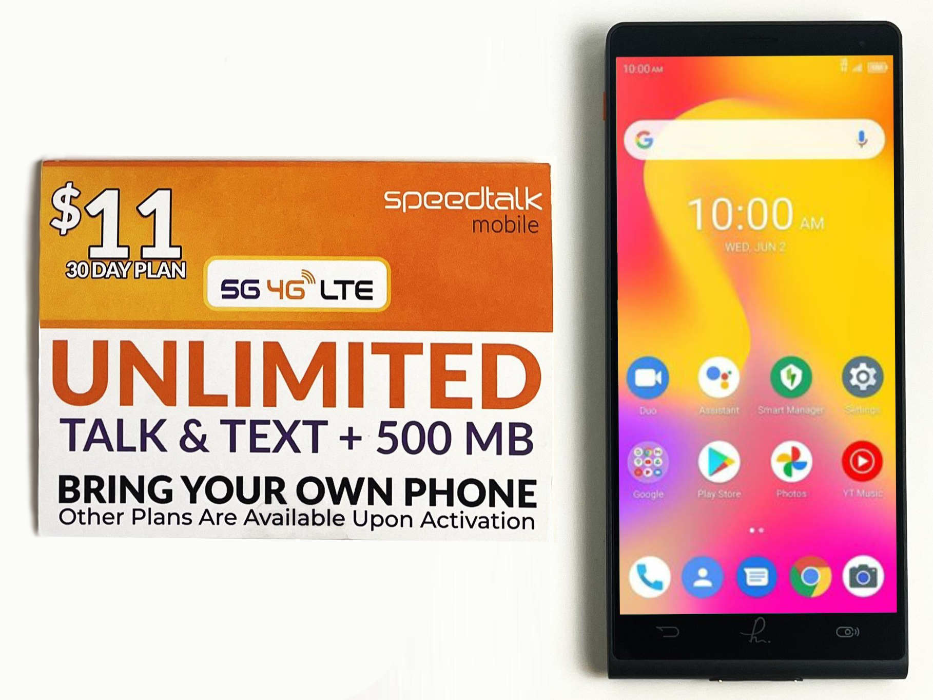 TCL T700X Prime 4G LTE Unlocked Cell Phone + Sim Card 11