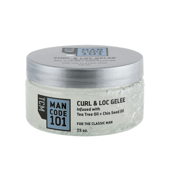 TCM Curl & Loc Gelee 7.5oz - Infused with Tea Tree Oil & Chia Seed Oil