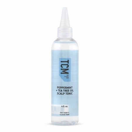 TCM Peppermint & Tea Tree Oil Scalp Tonic, Clarifying & Cooling Treatment 4oz