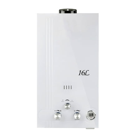 TCMT 4.2 GPM 16L Tankless Water Heater Natural Gas Instant Hot Boiler with Digital Display