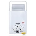 thumbnail image 1 of TCFUNDY 6L Liquid Propane Portable Tankless Water Heater 1.6 GPM LPG Instant Hot Boiler with Digital Display for Outdoor RV, 1 of 8