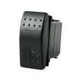 thumbnail image 1 of TCMT 7Pin LED Rocker Switch for Boat Car Truck ON-OFF-ON 3 Position DPDT DC 12V / 24V Blue Light, 1 of 5