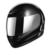 TCMT Adult Full Face Motorcycle Helmet, DOT Approved Polycarbonate Street Dirt Bike Helmet with Anti-Scratch Mirror Visor, Removable Liner, Size M