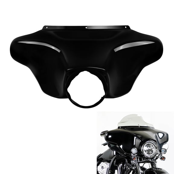 TCMT Batwing Outer Fairing Vivid Black Fits for Harley '96-'13 Electra Glide, Street Glide Trike Tri Glide Ultra Classic