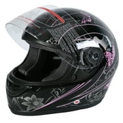 TCMT DOT Adult Full Face Motorcycle Helmet Black Carbon Fiber with Flip Up Modular for Motocross Offroad Street Dirt Bike S Size