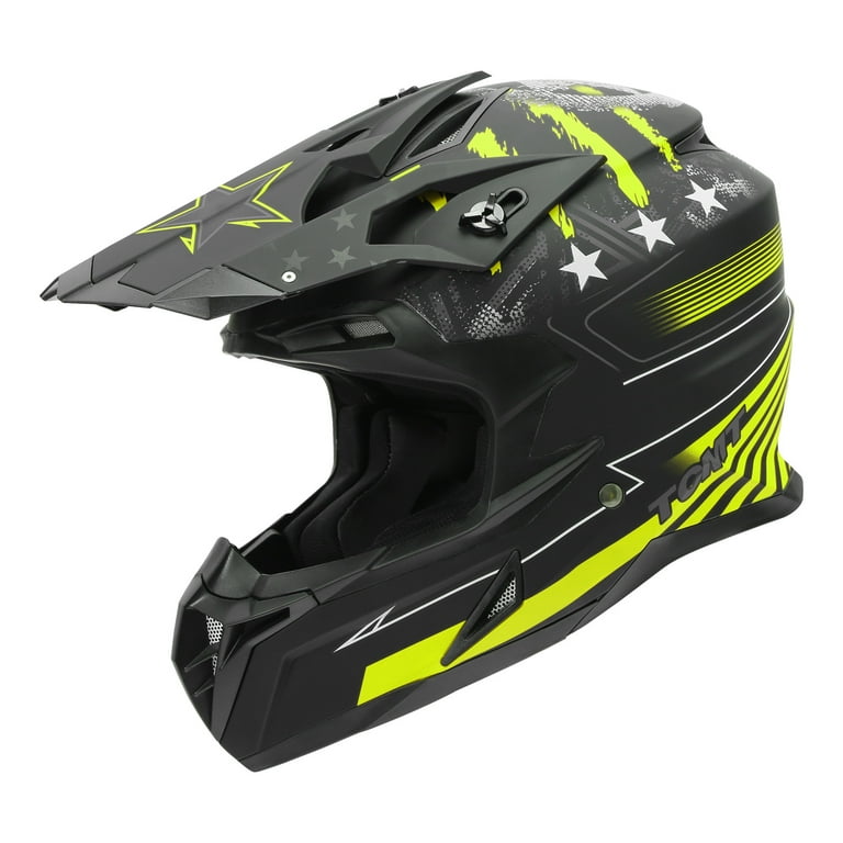 Atv Motorcycle Dirt Bike Helmets Green GLX GX623 Youth ATV/Dirt