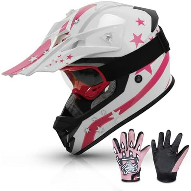 For Kids Dirt Bike Helmets With Goggles And Gloves Kids Dirt Bike