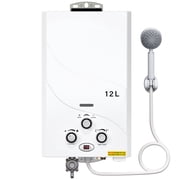 TCFUNDY LPG 3.2 GPM Water Heater with Automatic Ignition, 12L Capacity