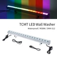 thumbnail image 1 of TCMT Waterproof 18x10W LED Wash Light Bar IP65 4in1 RGBW DMX512 7CH Color Mixing Washer, 1 of 9