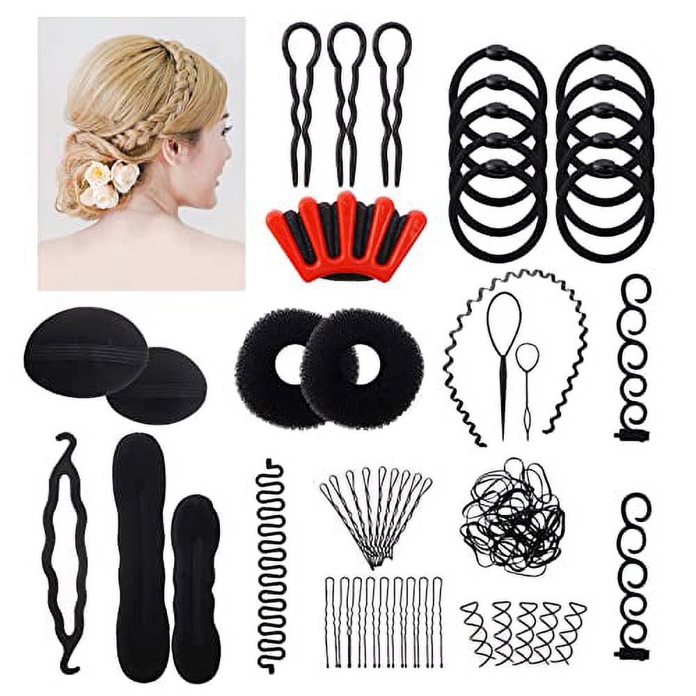 TCOTBE Hair Styling Set Hair Design Styling Tools DIY Hair Hairdresser Kit Hair Braiding Tools