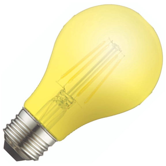 TCP 10689 - FIL 60W EQ A19 DIM YEL Colored LED Light Bulb