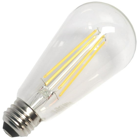 TCP 20348 - FIL ST19 60W 27K E26 Edison Style Antique Filament LED Light Bulb