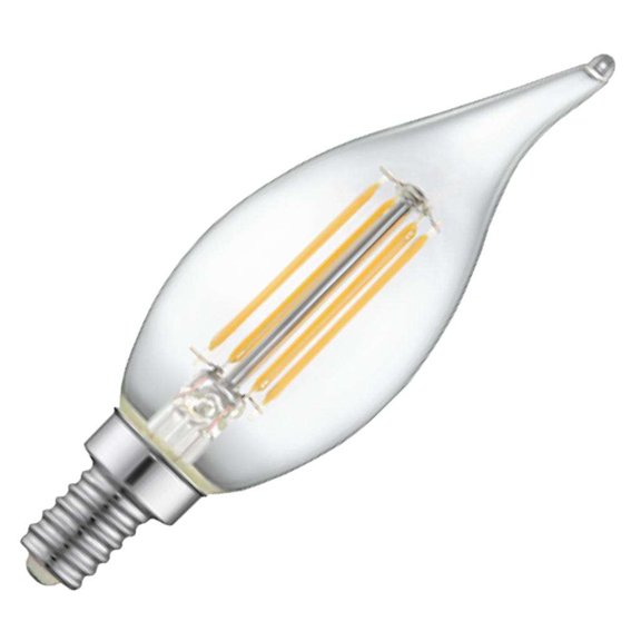TCP 29213 - FF11D2524E12SCL92 Decorative Chandelier Antique Filament LED Light Bulb