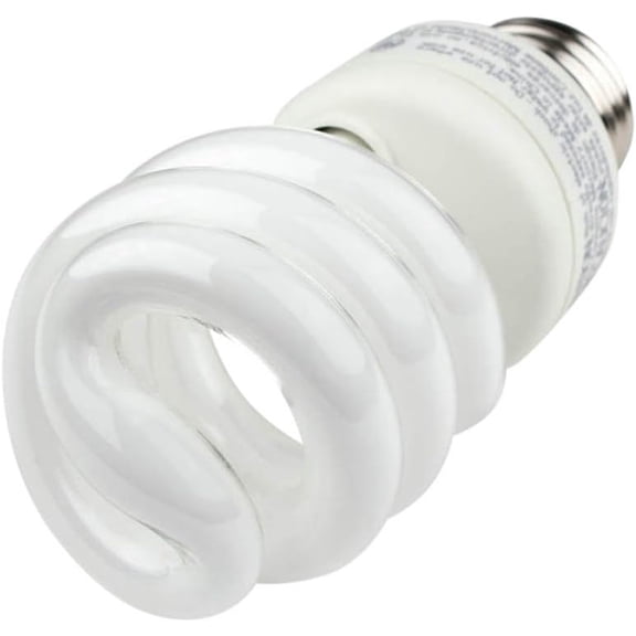 TCP 801014 14-Watt SpringLight Compact Fluorescent Spiral Light Bulb, 27K Color Temperature