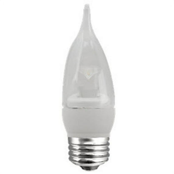 TCP LED5E26F1127K LED Bulb Flame Tip E26 5W (40W Equiv) - Dimmable - 2700K - 300 Lm