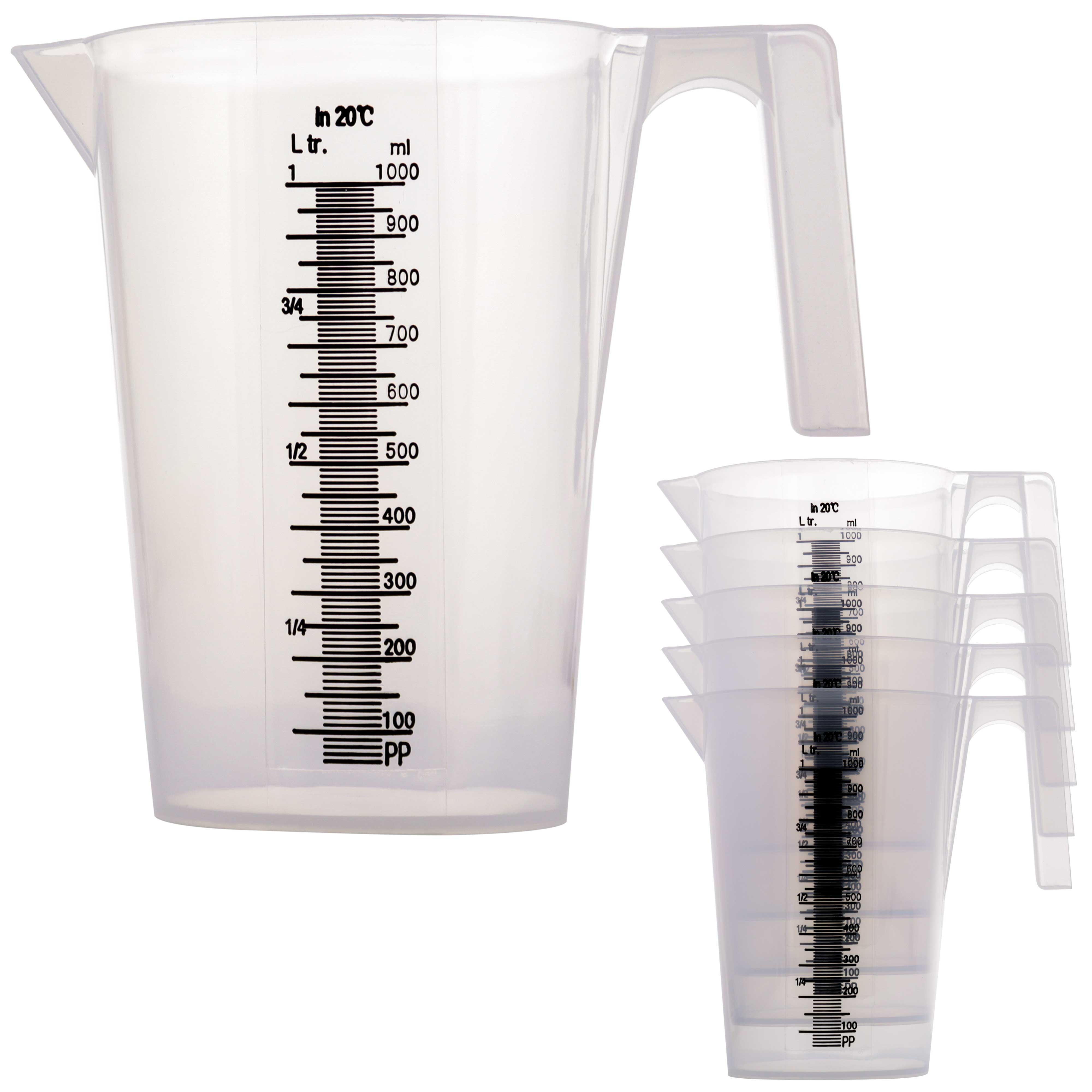 Choice 1/2 Qt. Aluminum Measuring Cup with Handle and Pour Lip