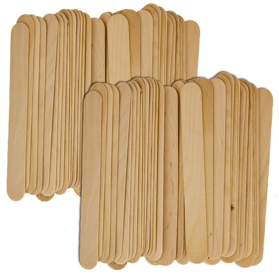 TCP Global Wood Paint Mixing Sticks - 100 Pack - Automotive, Crafts, Airbrush, Art