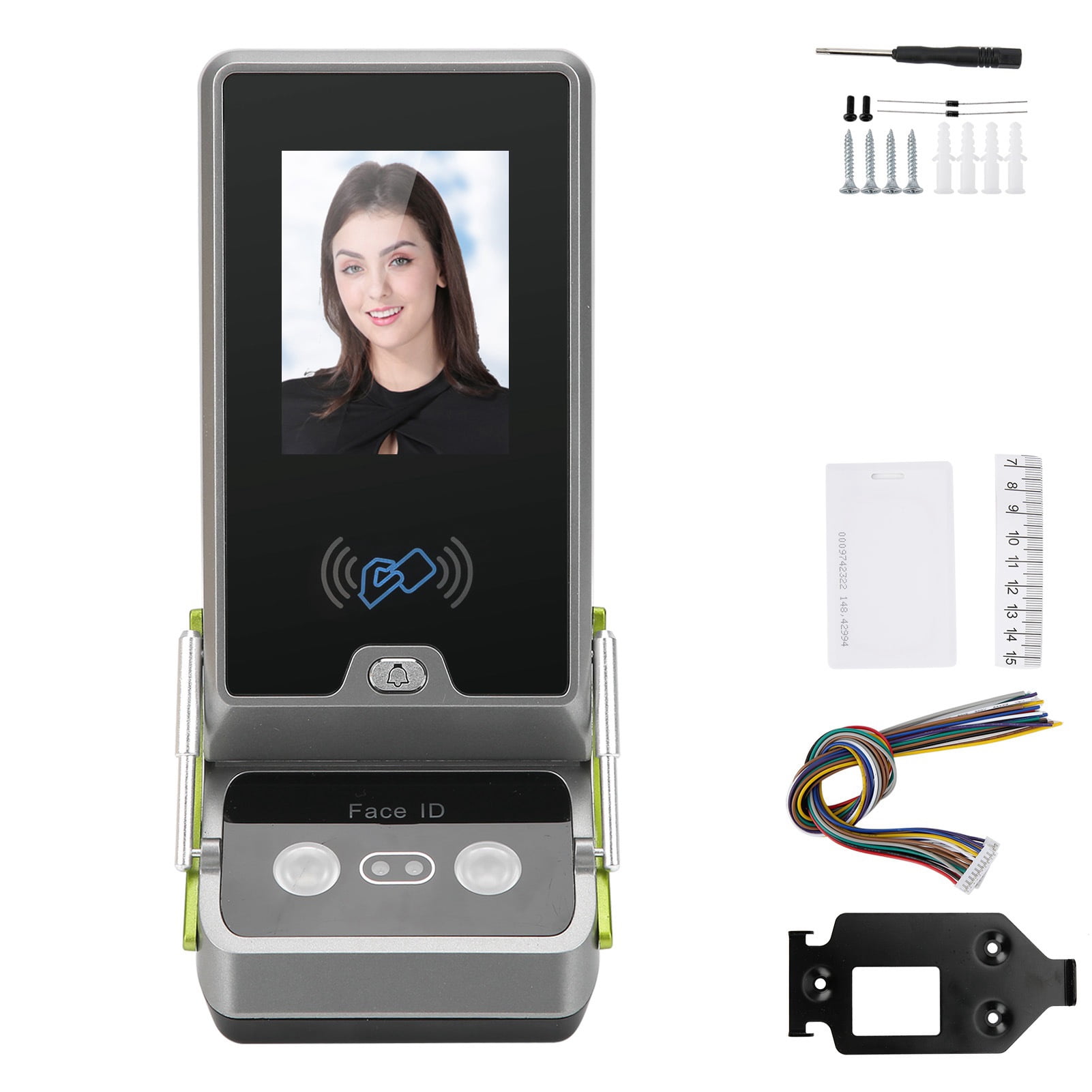TCP/IP Access Control System, 2.8in Face Recognition ID Card Reader ...