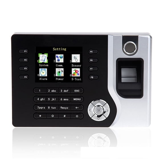 TCP IP Biometric Fingerprint Time Attendance Recognition Device Clock Recorder Electronic English Reader Machine USB RFID Card - Efficient Management