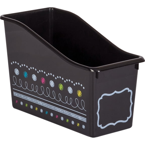 TCR20341 - Chalkboard Brights Plastic Book Bin by Teacher Created Resources
