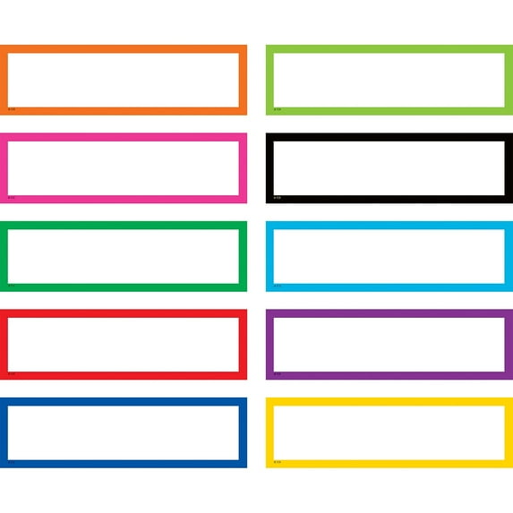 TCR20872 Colorful Labels by Teacher Created Resources