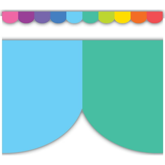 Colorful Scalloped Die-Cut Border Trim [TCR3950]