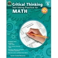 thumbnail image 1 of Pre-Owned Critical Thinking: Test-Taking Practice for Math Grade 5 (Paperback) 1420639528 9781420639520, 1 of 1