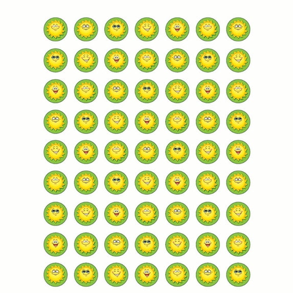 TCR5473 - Happy Suns Mini Stickers by Teacher Created Resources