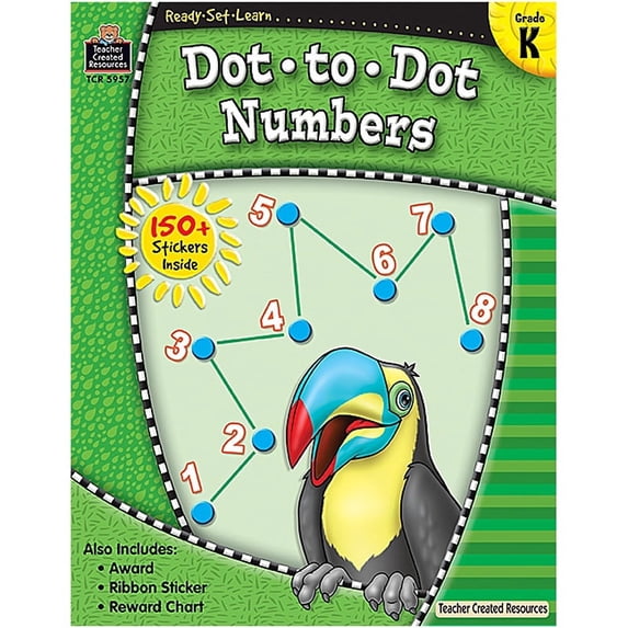 TCR5957 - RSL: Dot to Dot Numbers (Gr. K) by Teacher Created Resources