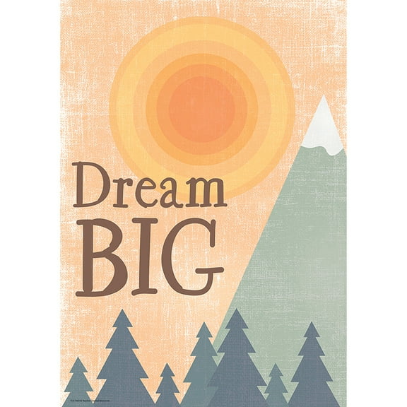 TCR7460 - Dream Big Positive Poster by Teacher Created Resources