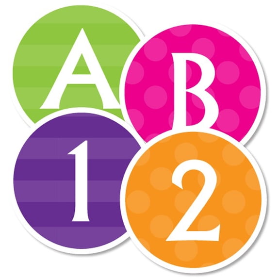 TCR75401 - Sassy Circle Letters by Teacher Created Resources